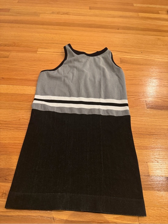 Athleta Tops - Athleta Sleeveless Knit Dress in Gray, Black & White